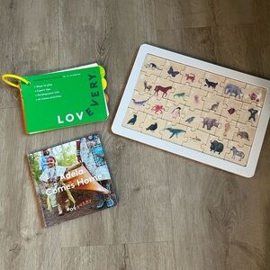 Lovevery Puzzle, book and play guide